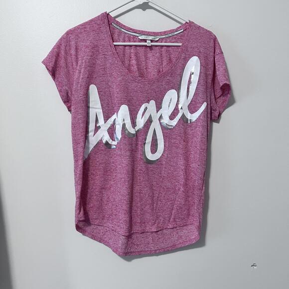 Victoria's Secret Tops - Victoria Secret Angel Pink Tee Women's size M